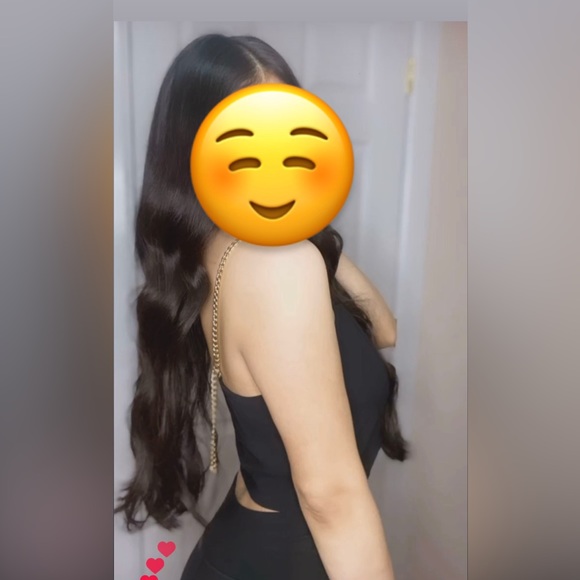 Express women’s black gold chain halter top, size M - Picture 4 of 4